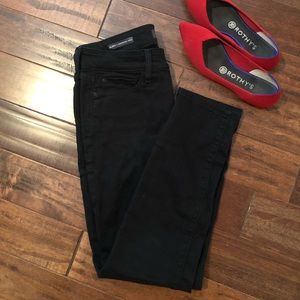 NYDJ Petite Alina Skinny Ankle Jeans - Black